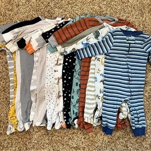 Baby Boy Clothes 15 Piece Bundle Lot 6-9 Months